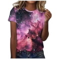 thumbnail image 2 of Womens Summer Tops Dressy Women's T-Shirts Women's Blouses Dressy Casual Short Sleeve Blouse for Women Trendy my orders placed, 2 of 4