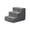 #1147-Gray, variant on Cheapark 3 Step Dog Stairs Pet Ladder Anti Slip Washable Cover Indoor Ramp for Small Senior Dogs to Reach Bed Sofa