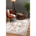 thumbnail image 2 of MDA Home Andros 5'x8' Abstract Transitional Fabric Area Rug in Red/Multi, 2 of 10