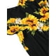 thumbnail image 5 of SAYOO Vestido informal a juego con la familia, tirantes finos, sin mangas, estampado de girasol, vestidos de tirantes para madre e hija SAYOO Moda, 5 of 9