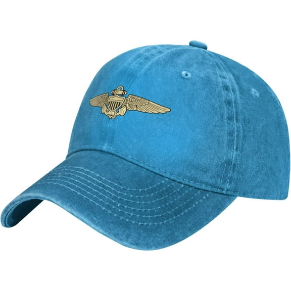 Naval Aviator Pilot Wings Hat Adjustable Cowboy Baseball Cap for Men Women Trucker Cap