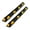 2 Pieces, variant on M optimized 1 Pack Curb Parking Garage Floor Stopper, 72" Heavy Duty Rubber Parking Curb with Yellow Reflective Stripes, Rubber Parking Lot Stopper for Vehicles Truck Driveway