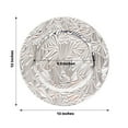 thumbnail image 3 of Balsa Circle 6 Metallic Silver 13 in Rock Cut Plastic Round Charger Plates Party Events Reception Decorations Supplies, 3 of 8