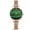 Rose Gold Green Surface, variant on Ladies Fashion Quartz Wristwatch Elegant Luxury Watch for women 7002