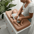 thumbnail image 3 of Comfy Cubs Muslin Changing Pad Cover, Soft Diaper Changing Station Covers for Baby (Cedar), 3 of 6