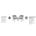 thumbnail image 4 of Homestyles Sanibel Chaise Extérieure en Aluminium Paire en Bronze, 4 of 21