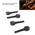 thumbnail image 4 of 4Pcs Violon Tuning Peg Portable Apparence Fine Bois Violon Peg Remplacement Noir, 4 of 8