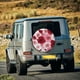 thumbnail image 5 of Fotbe Rose Funda de Llanta de Repuesto con Estampado, Engrosada, Ajuste Universal para Jeep, Remolque, RV, SUV, Camión-17 inch, 5 of 6