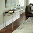thumbnail image 2 of Pemberly Row Table Pliante Contemporaine en Vinyle en Lin Antique, 2 of 8