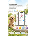 thumbnail image 5 of YUNOVA Waterproof Pet GPS Tracker, Mini Bell Shaped Dog Cat Collar Locator No Monthly Fee Compatible with iOS Android HarmonyOS, 5 of 9
