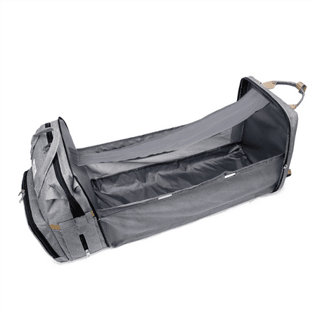 Multifunctional Mummy Backpack with Foldable Crib, Pregnant Woman Diaper Bag, Storage Nursing Bag,