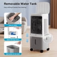 thumbnail image 6 of Flamemore Evaporative Air Cooler Fan with 6.6 gal Tank & 4 Ice Packs, 1800 CFM Portable Swamp Coolers for Home, 6 of 11