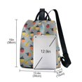 thumbnail image 3 of FORMRS Women's Travel Backpack Purse Anti-Theft Hidden Pockets Casual Shoulder Bag, Cute Acorns Pattern, 3 of 7