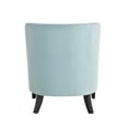 thumbnail image 6 of Lifestyle Solutions Hailey Traditional Accent Chair, Aqua Fabric, 6 of 11