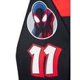 thumbnail image 4 of Marvel Spider-Man Miles Morales Mesh Hockey Jersey Long Sleeve T-Shirt Adult, 4 of 4
