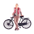 thumbnail image 3 of Bicicleta de muñeca Gentleman 1/64 Modelo de casa de muñecas de resina Modelos Figuras de personas Gentleman Caqui, 3 of 9