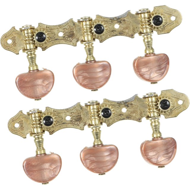 Innovative Guitar Tuning Pegs for Electric and Folk Guitars Easy to Install Durable Replacement Instrument Accessories with Agate Heads Brown - Perfect for All Your watering projects