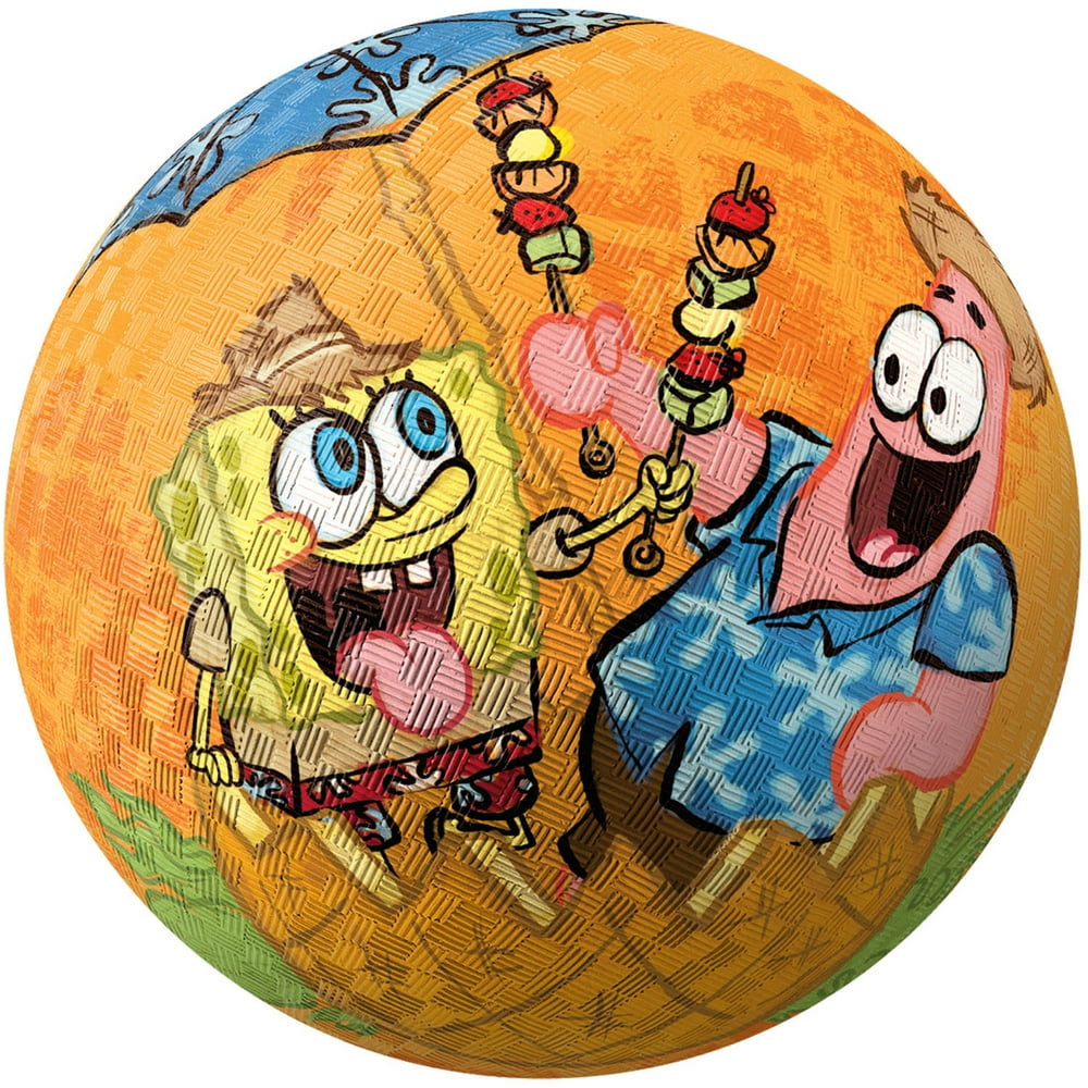 Hedstrom 8.5 Inch SpongeBob Rubber Playground Ball