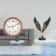 thumbnail image 2 of Reloj de pared de pájaro de resina con extendidas, reloj colgante decorativo, adorno Feng Shui, estatua decorativa para cocina y hogar., 2 of 8
