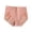 Orange, variant on CAIXIA Seamless Underwear for Women Lace No Show Cotton Panties for Women Soft Silky Mid Waist Briefs Bikini Underwear