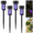 Black, variant on 4 Pack Solar Bug Zapper Outdoor, Mosquito Killer Lamp with LED Light, Waterproof Insect Trap Stakes for Garden, Patio, Yard and Outdoor Pest Control