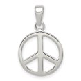thumbnail image 1 of Pendentif Breloque Collier Signe de Paix en Argent Sterling 925, 1 of 6