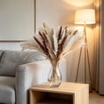 thumbnail image 1 of Decoración de pasto pampa falso con colas de conejo, 38-43 cm, beige, tallos de seda y metal, centro de mesa boho para bodas y hogar, paquete de 1, 1 of 6