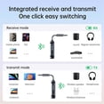 thumbnail image 5 of Bluetooth 5.4 Audio Transmitter Receiver Low Latency 3.5mm AUX Jack Airplane Wireless Adapter for TV Car Speaker, 5 of 5