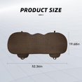 thumbnail image 2 of Linen Back Car Seat Cover, Anti-Slip Long Bottom Rear Seat Cover Protector with Storage Pockets, Breathable Linen Rear Bench Seat Protector Cushion Pad for Most Vehicles (Coffee, Back Cover), 2 of 7
