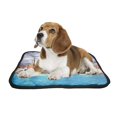 thumbnail image 2 of PKQWTM Travel Romantic Pleace Italy Veneia City Landscape Pet Dog Cat Bed Pee Pads Mat Cushion Potty Dogsblankets Crate Bed Kennel 28x36 inch, 2 of 3