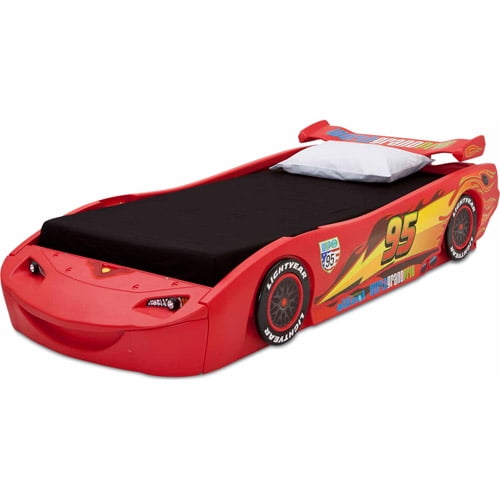 rooms to go lightning mcqueen bed