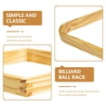 thumbnail image 3 of KONTONTY 1Set Khaki Billiard Rack With A Retro Style For Pool Table Accessories At Home, 3 of 8