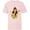 Soft Pink, variant on Disney Princess Belle Modern Art Deco Style - Short Sleeve T-Shirt for Kids - Customized-Athletic Heather