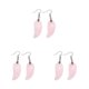 thumbnail image 4 of Minnieouse 1 par de pendientes de perlas, pendientes de tuerca hechos a mano, ligeros, de larga duración, a prueba de herrumbre, cristal tallado, Type1 NO1, 4 of 6