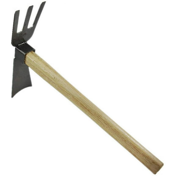 Small Hand Excavator and Hoe Combination Garden Tool Strong and for Sharp Hoe and Loose Soil Hand Tool Anti-bending