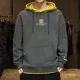 thumbnail image 4 of Sudadera con capucha para hombre, cálida, estilo coreano, para invierno, estilo Harajuku vintage de los años 90, sencilla, de una pieza, holgada, para hombre, 4 of 5