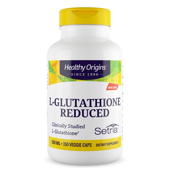 Suplemento de L-glutatión Setria de Healthy Origins, 500 mg, 150 cápsulas
