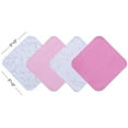 thumbnail image 3 of Viviland Baby Washcloths, Soft 24-Pack Baby Wash Cloths Unisex for Boys Girls, Super Absorbent Baby Face Towel Gentle on Sensitive Skin, Wash Clothes for Baby Face & Body, 9"x 9" Pink Flamingo Pattern, 3 of 6