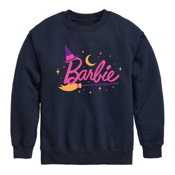 Barbie - Barbie Witch Logo - Toddler And Youth Crewneck Fleece Sweatshirt