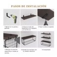 thumbnail image 5 of Estantes Flotantes Wünd Modernos Duraderos Con Canasta De Alambre, 5 of 5