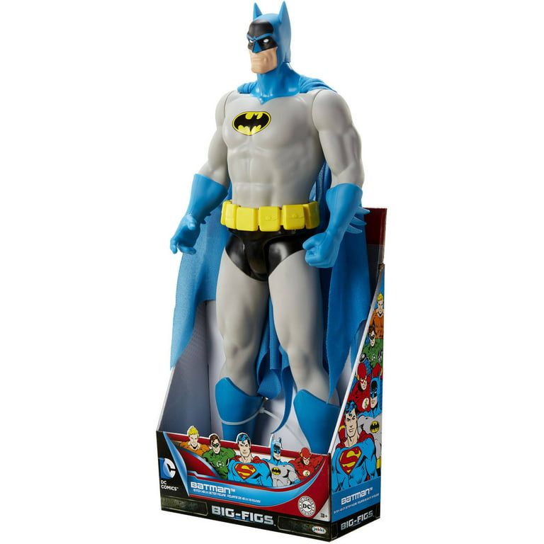 Jakks Big-Figs DC Universe 19 Classic Batman Figure, Gray/Blue 