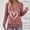 Pink, variant on Womens Sweatshirt Fall Plus Size,Womens Casual Fashion Printing V-neck Fall/Winter Long Sleeve Blouses Shirts Top Gray L