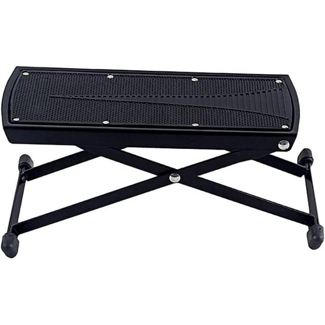 Guitar Footrest, Height Adjustable Guitar Footrest Folding Footstool Pedal