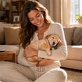thumbnail image 3 of Homellea Realistic Sleeping Animal Plush Pillow, 15.74 Inch Brown Cow Stuffed Animal Cushion with Lifelike Photo Print for Bed, Sofa, Reading Nook, Farmhouse Decor and Cow Lover Gift, 3 of 5