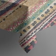 thumbnail image 5 of Yellow and Pink Geometric Boho Pattern Square Tablecloth,Waterproof Square Table Cover,Wipeable Spillproof Washable Table Cover for Home Kitchen Party Decor 60"x60"(152x152cm), 5 of 6