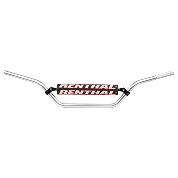Renthal MX/Enduro 7/8" 838 Vintage High Silver Handlebar (838-01-SI-05-185)