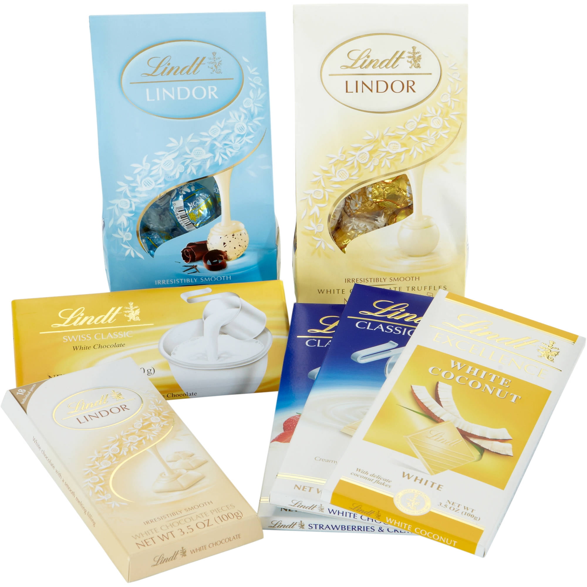 Lindt White Chocolate Dream Collection Gift Set, 7 pc ...