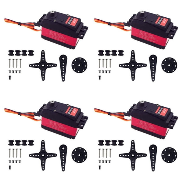 4 Pieza DS5160 60Kg 8.4V Servo Digital A Prueba de Agua de Alto Voltaje para 1: 5 RC Coche SAVOX-0236 XL 5T Robot Arm 180 Servo