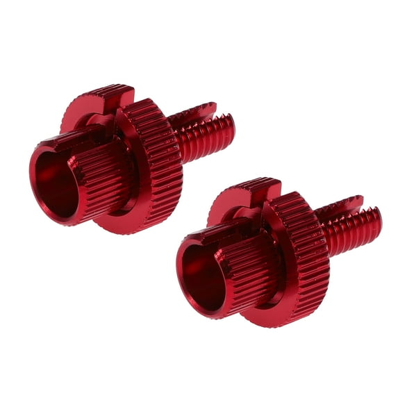 Unique Bargains Motorcycle Brake Lever Barrel Adjusters Screws M8 Unique Bargains Motorcycle Brake Adjusting Screws Red 2 Pcs