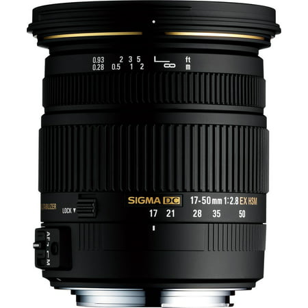Sigma 17-50mm f/2.8 EX DC OS HSM Zoom Lens for (Best 2.8 Lens For Nikon)